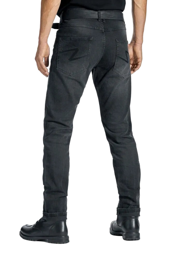 Pando Robby Slim Black – Motorcycle Jeans Men’s Slim-Fit Cordura®