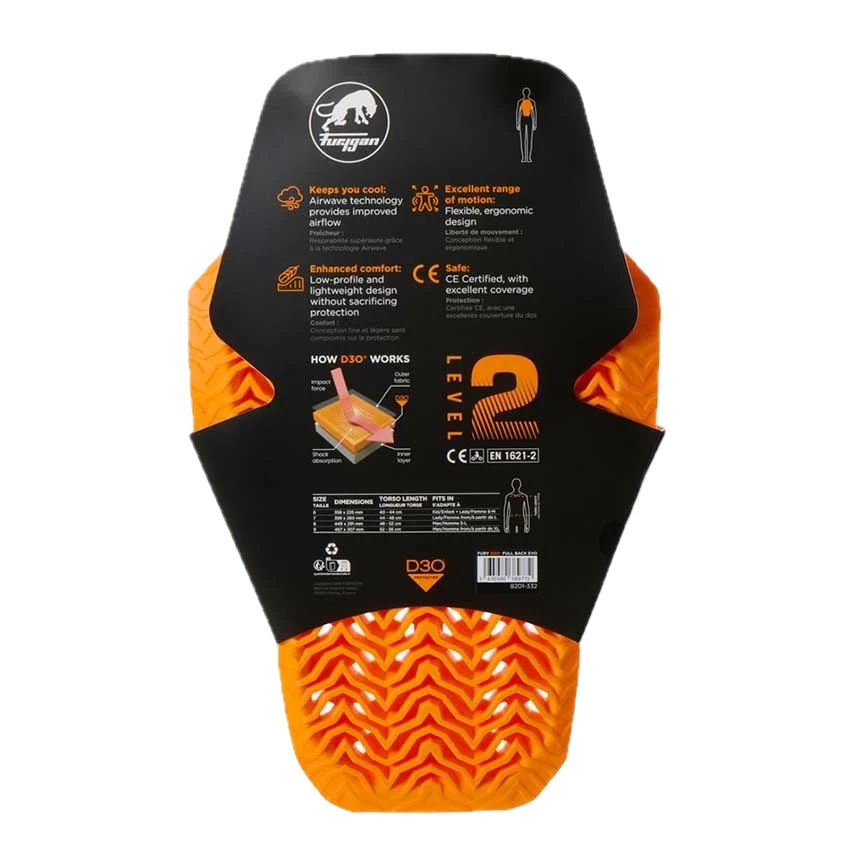 Furygan Full Back 2 D3O Protector